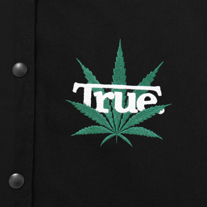 True X Herb Bomber Jacket- Black
