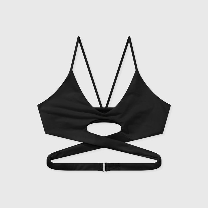Crossed Top - Black