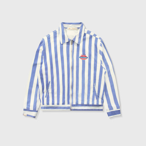 Drill Striped Jacket - Blue