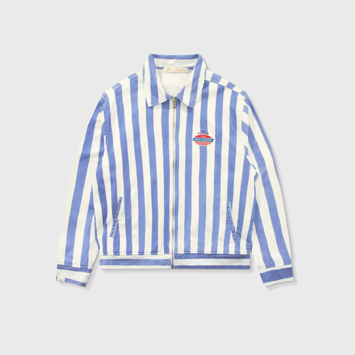 Drill Striped Jacket - Blue