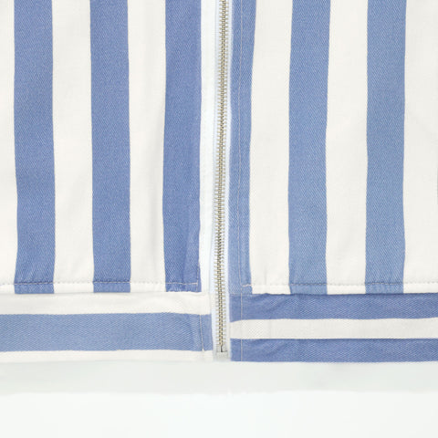 Drill Striped Jacket - Blue
