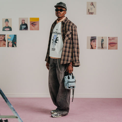 Star Washed Golfer Cap - Black