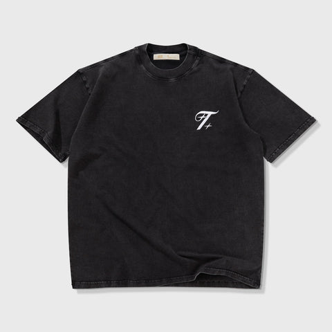 Shadow Oversized T-Shirt - Washed Black
