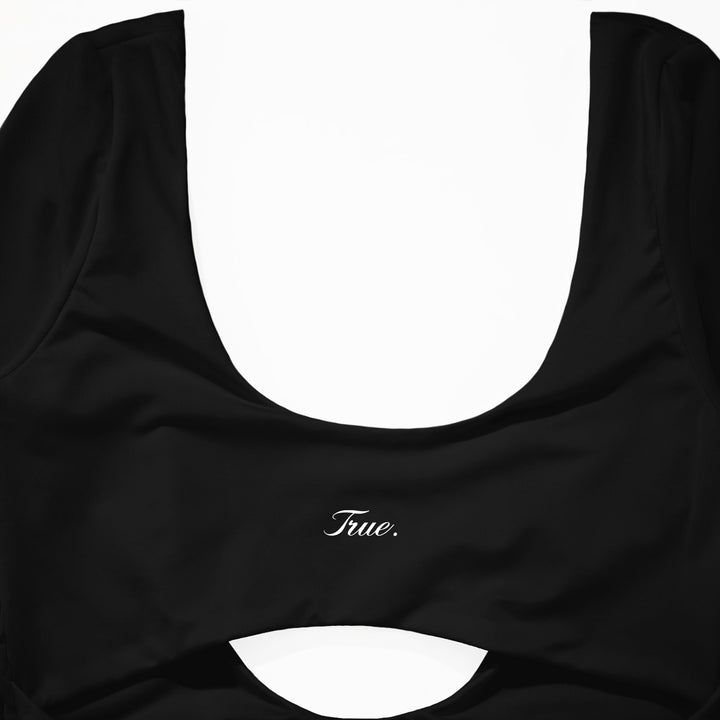 Signature Cut-Out LS Bodysuit - Black