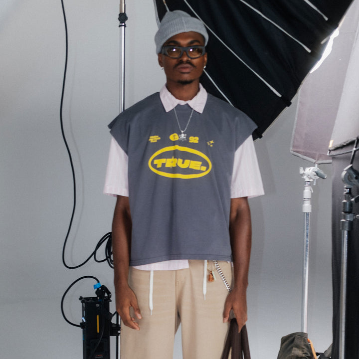 Intuition Sleeveless Tee - Gray