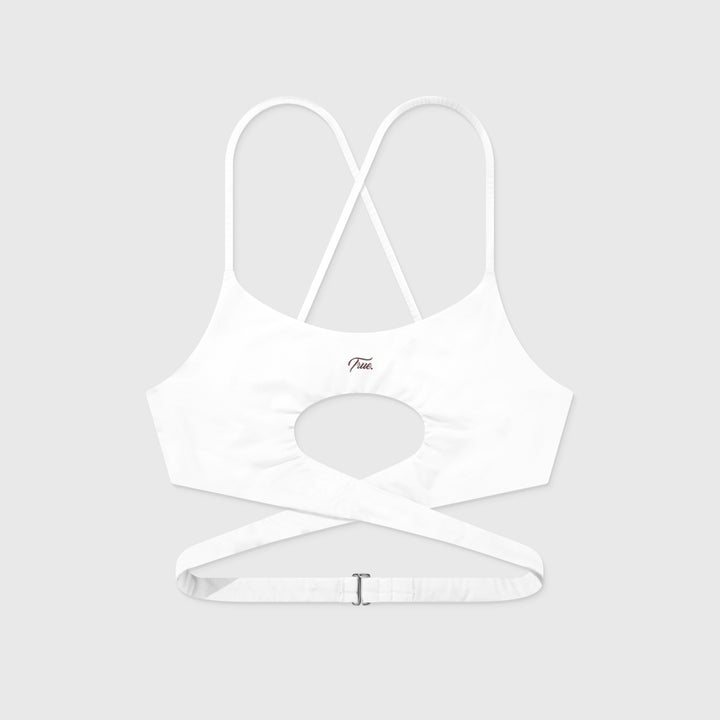 H.E.R. Cross Top - White