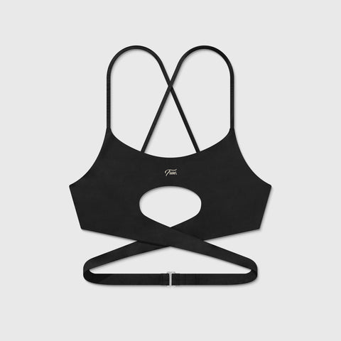 H.E.R. Cross Top - Black